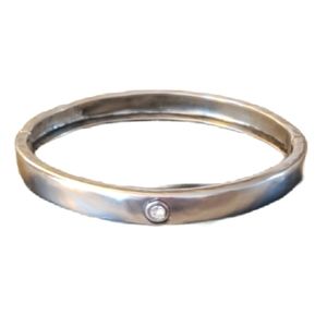 Grace & Heart Sterling Silver Bangle *New*